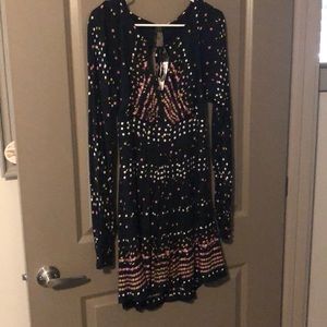Free People Long Sleeve Dress with open back
